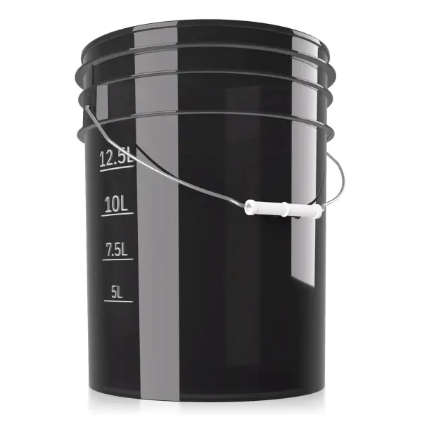 Chemicalworkz Performance Buckets Wascheimer 5 GAL | 18,9L Schwarz Transparent