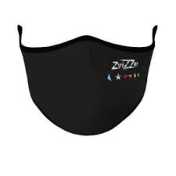 ZviZZer Stars Mask Microfaser Maske Größe M