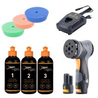 ONETech Exzenter Poliermaschine 75mm Honey Combination...