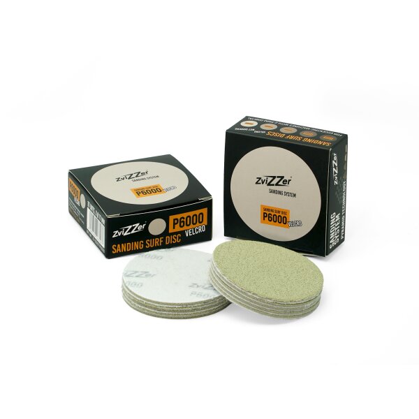 ZviZZer Sanding Surf Disc P6000 77mm 10er Pack