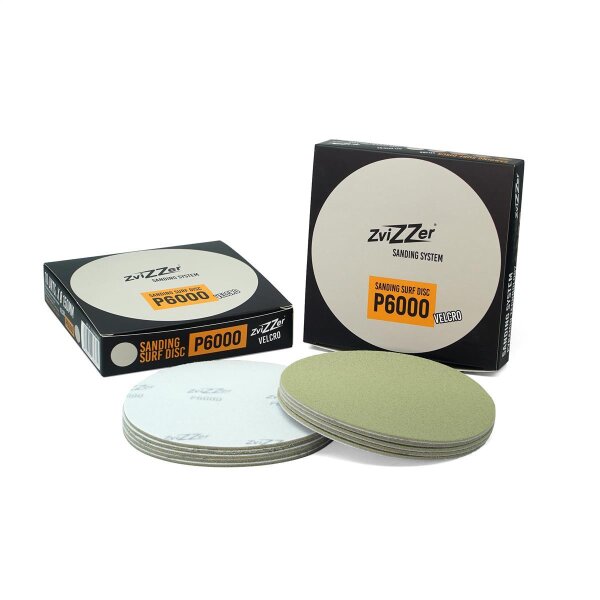 ZviZZer Sanding Surf Disc P6000 Ø 150mm 10er Pack