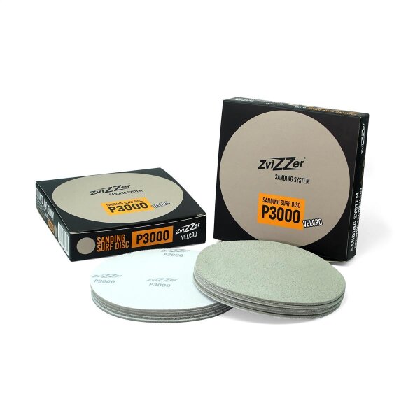 ZviZZer Sanding Surf Disc P3000 Ø 150mm 10er Pack