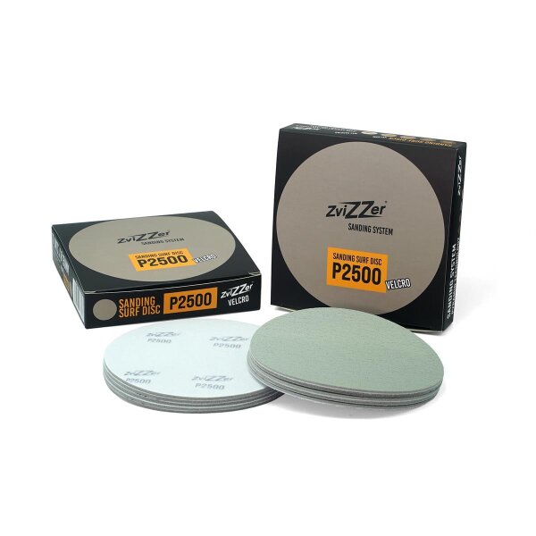 ZviZZer Sanding Surf Disc P2500 Ø 150mm 10er Pack