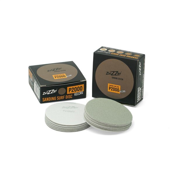 ZviZZer Sanding Surf Disc P2000 Ø 77mm 10er Pack
