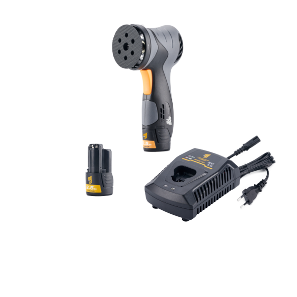 ONETECH Exzenter Poliermaschine 12mm Hub 75mm Akku 10,8 V Set