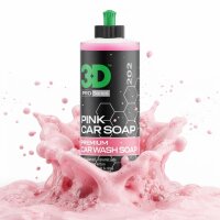 3D Pink Car Soap Autoschampoo Snow Foam 473ml
