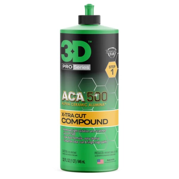 3D ACA X-Tra 500 Cut Compound Heavy Cut Lackpolitur 946ml